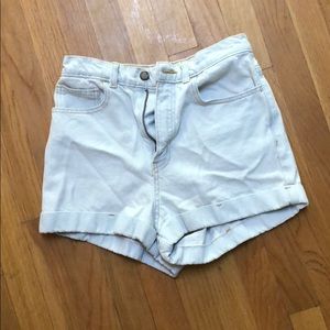 American apparel high waisted shorts